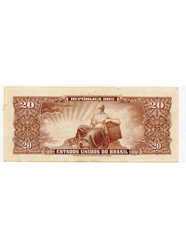 Cédula 20 cruzeiros 1958