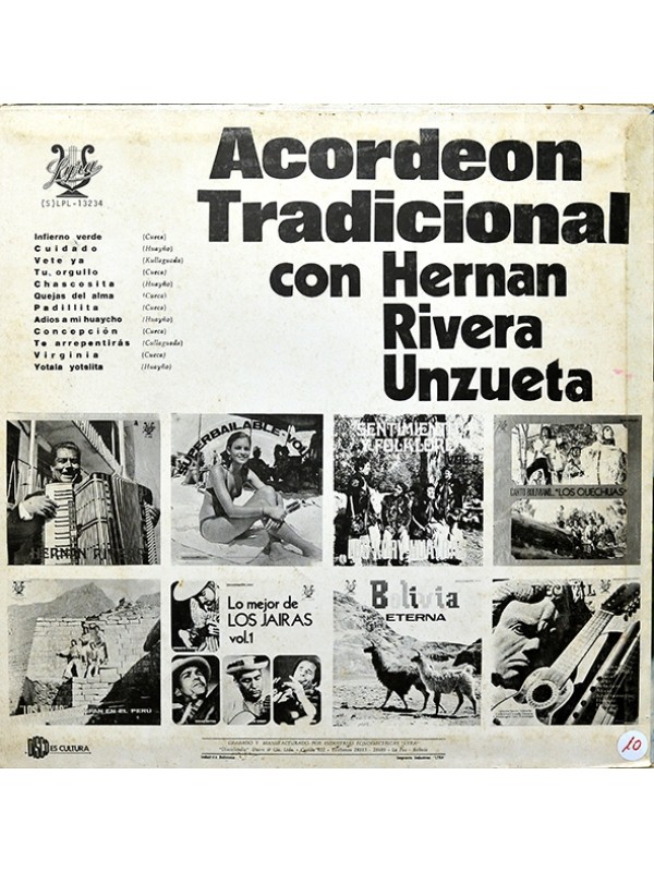 Acordeon tradicional con Hernan Rivera Unzueta