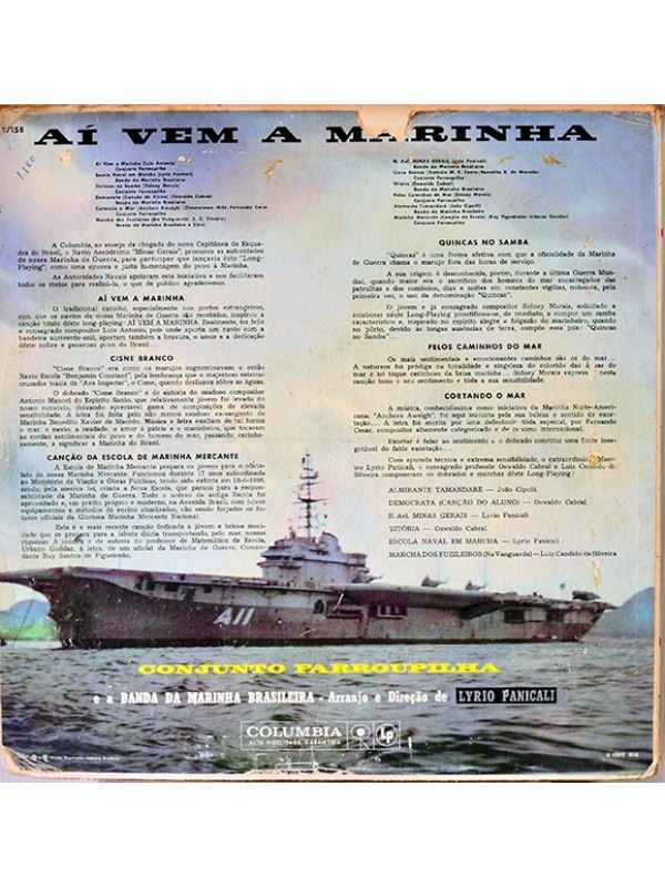 LP Aí vem a Marinha - Conjunto Farroupilha