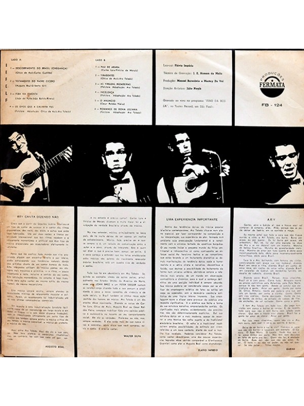 LP Ary Toledo - No fino da bossa