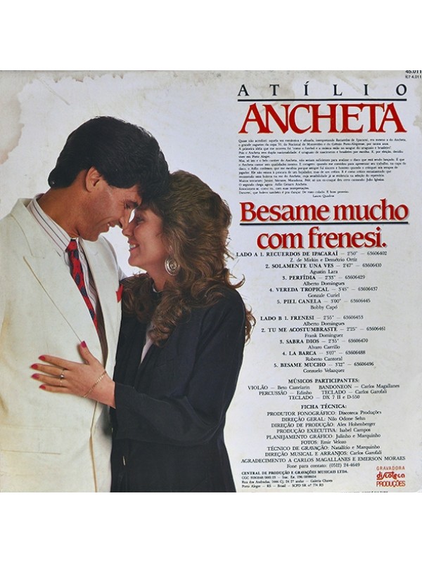 LP Atílio Ancheta - Besame mucho com frenesi