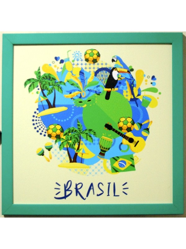 Quadro decorativo Brasil
