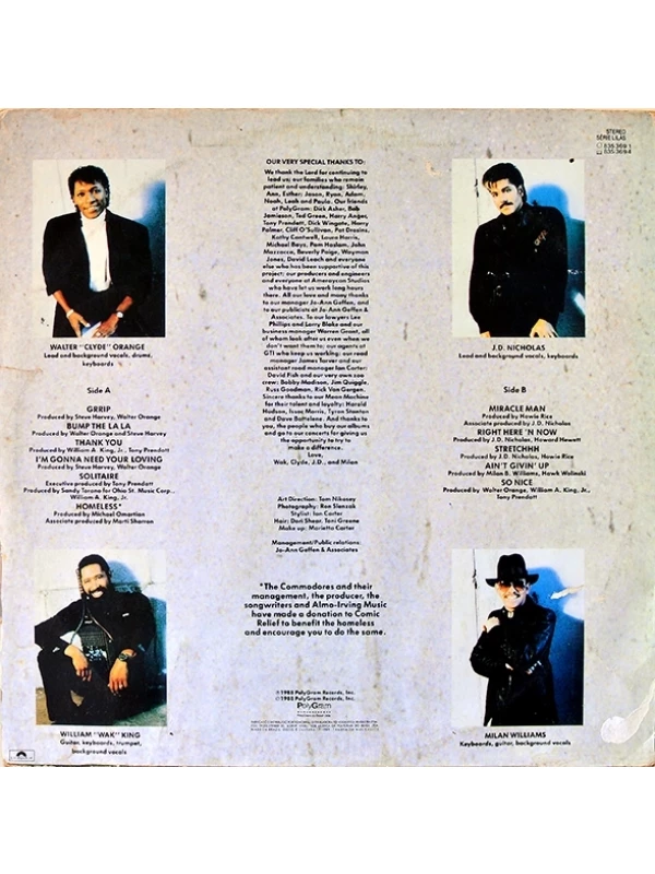 LP Commodores - Rock solid