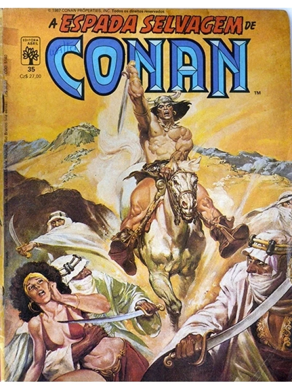 A Espada selvagem de Conan Nº 35 