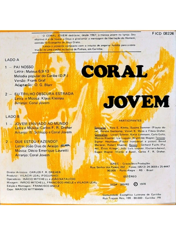 LP compacto Prece & desafio - Coral jovem - Gospel