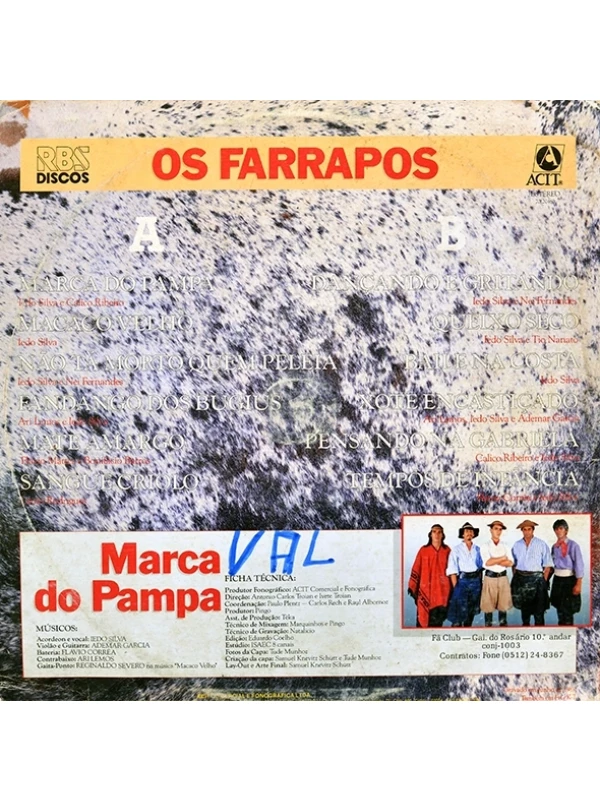 LP Marca do Pampa - Os Farrapos