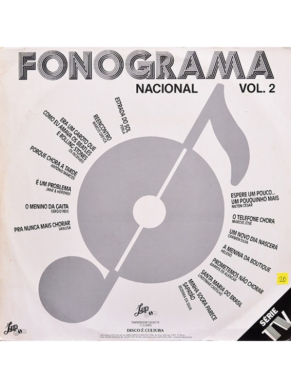 LP Fonograma Nacional Vol.2