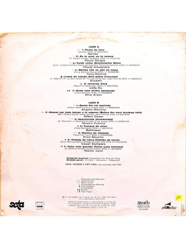 LP Grande Parada Record do sucesso