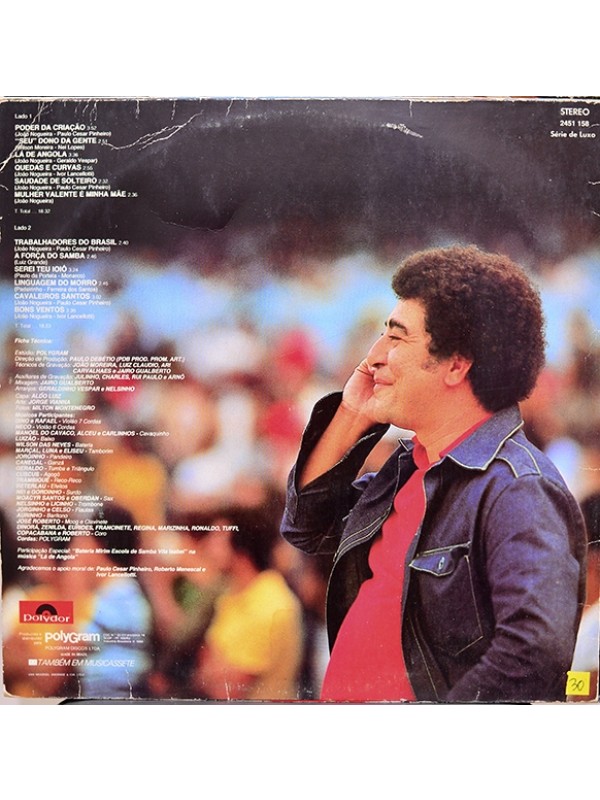 LP João Nogueira - Boca do povo