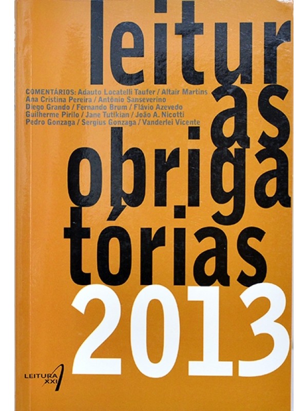 Leituras obrigatórias UFRGS 2013 - Autores vários