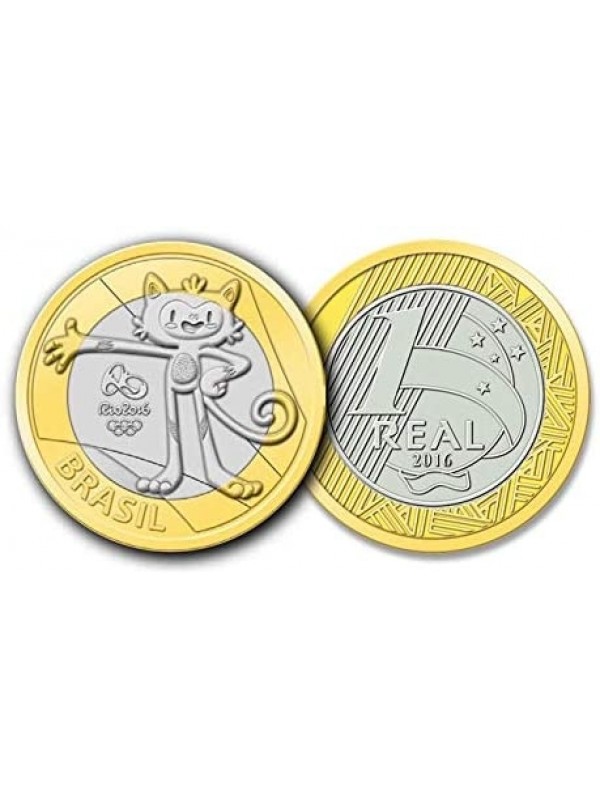 Moeda Olimpíadas Mascote Vinícius 2016