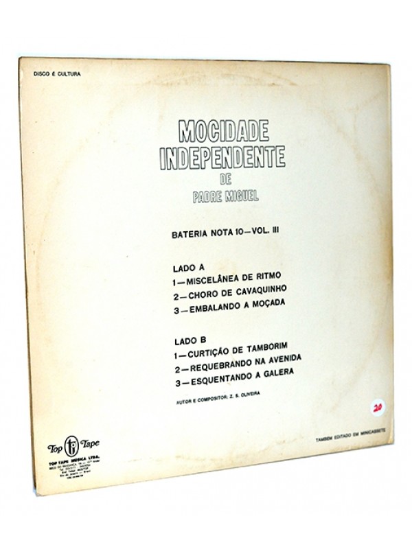 LP Mocidade Independente Padre Miguel - Bateria nota 10 - Vol. III