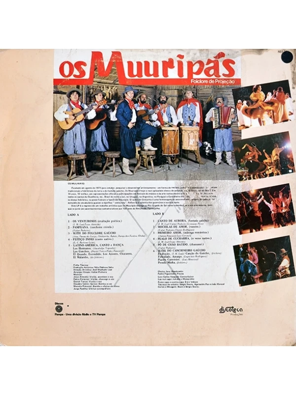 LP Os Muuripás - Folclore de projeção