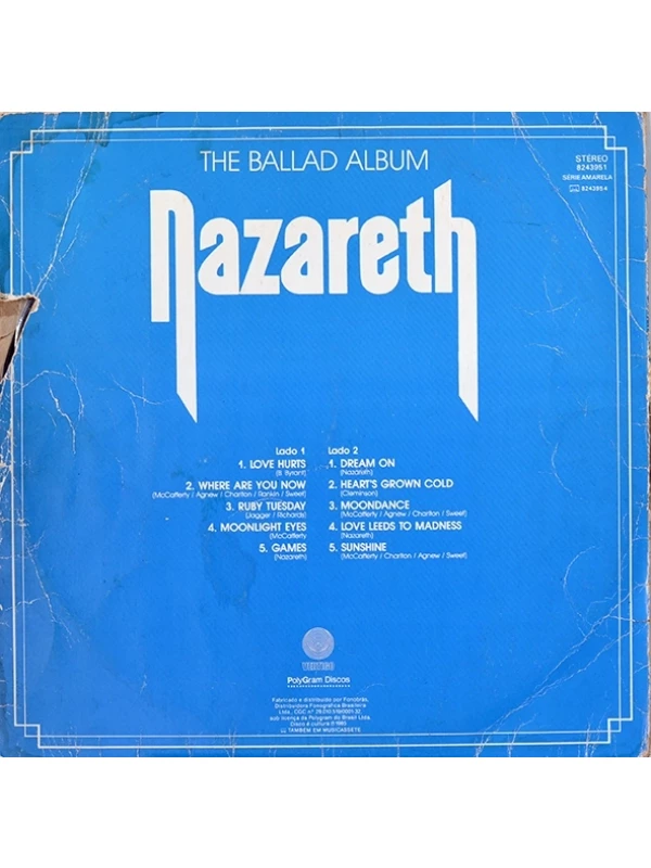 LP The Ballad Album - Nazareth
