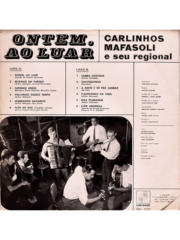 LP Ontem, ao luar - Carlinhos Mafasoli e seu regional