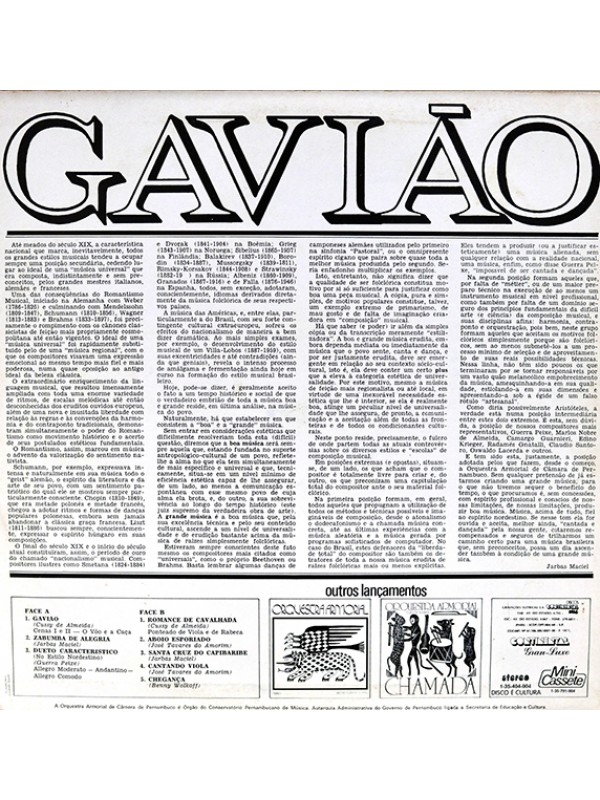LP Gavião - Orquestra Armorial