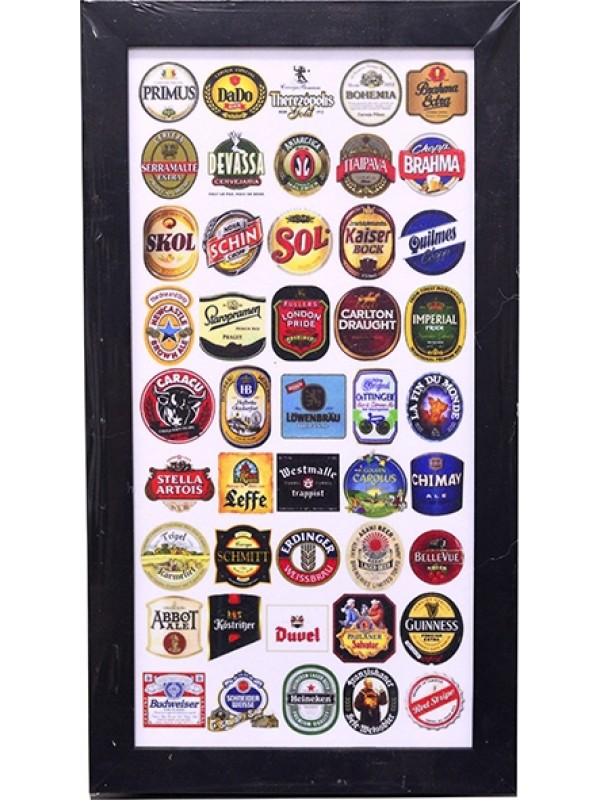 Quadro decorativo Cervejas