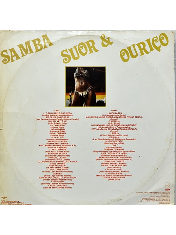 Lp Samba, suor e ouriço Vol. 6