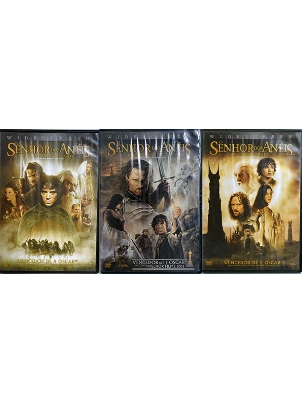 DVD Box Senhor dos anéis - A Trilogia do filme