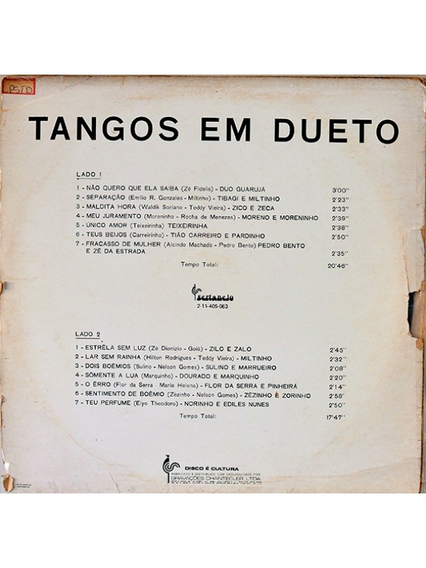 LP Tangos em dueto