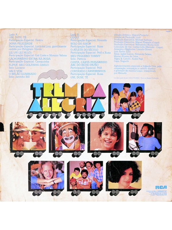 LP Trem da alegria do Clube da criança