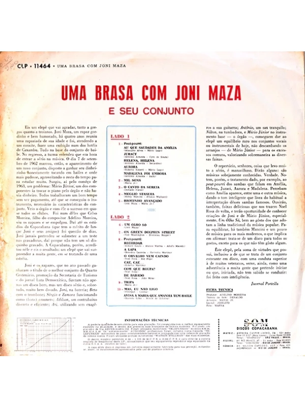 LP Uma brasa com Joni Maza