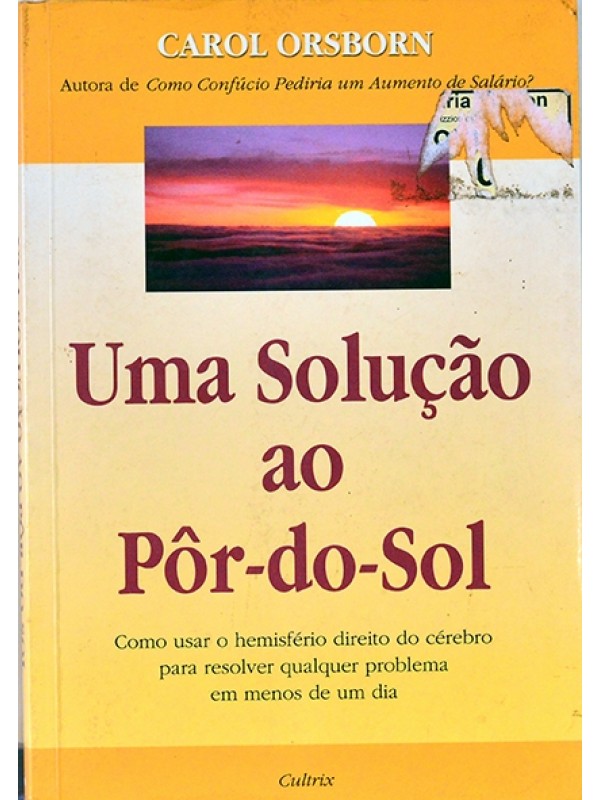 Uma solução ao pôr do sol - Carol Osborn