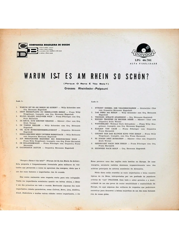 lp warum ist es am rhein so schon