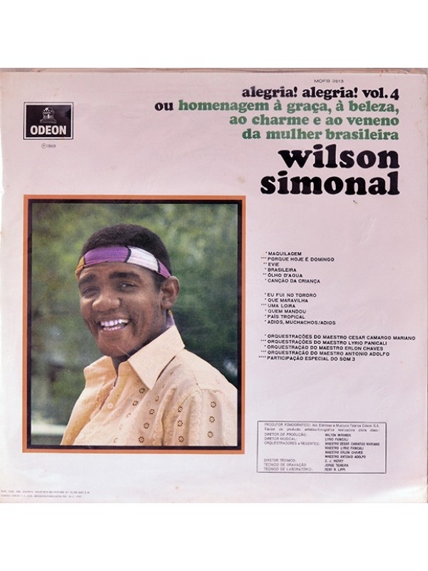 LP Alegria! Alegria! Vol.4 - Wilson Simonal