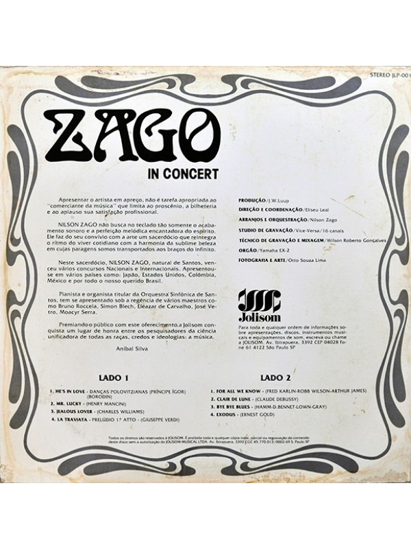 LP Zago in concert