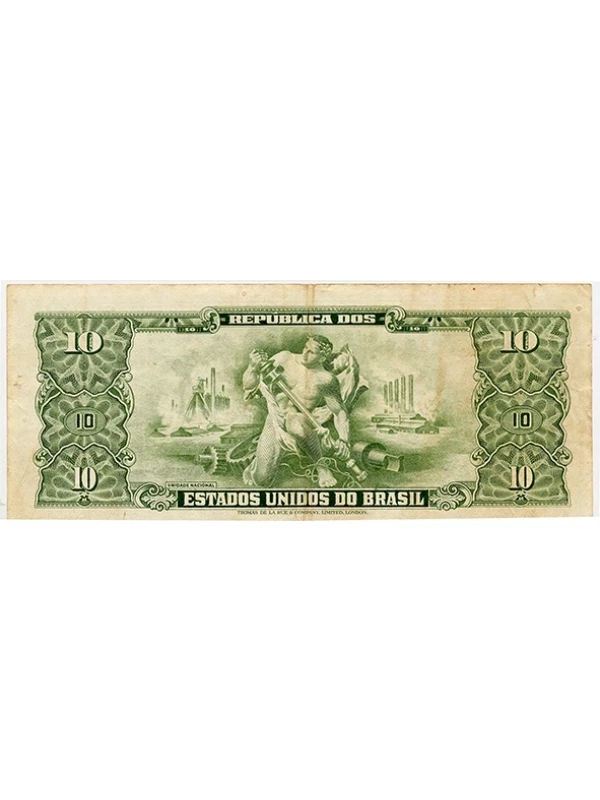 Cédula 10 cruzeiros 1958