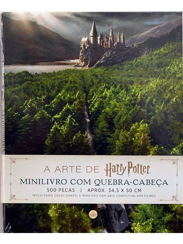 A Arte de Harry Potter - Minilivro com quebra cabeça