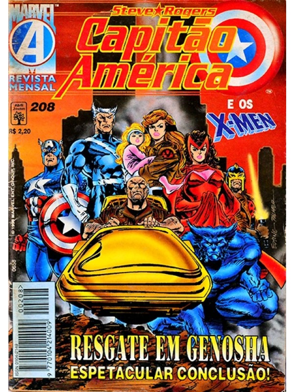 Capitão américa Nº 208 - Resgate em Genosha