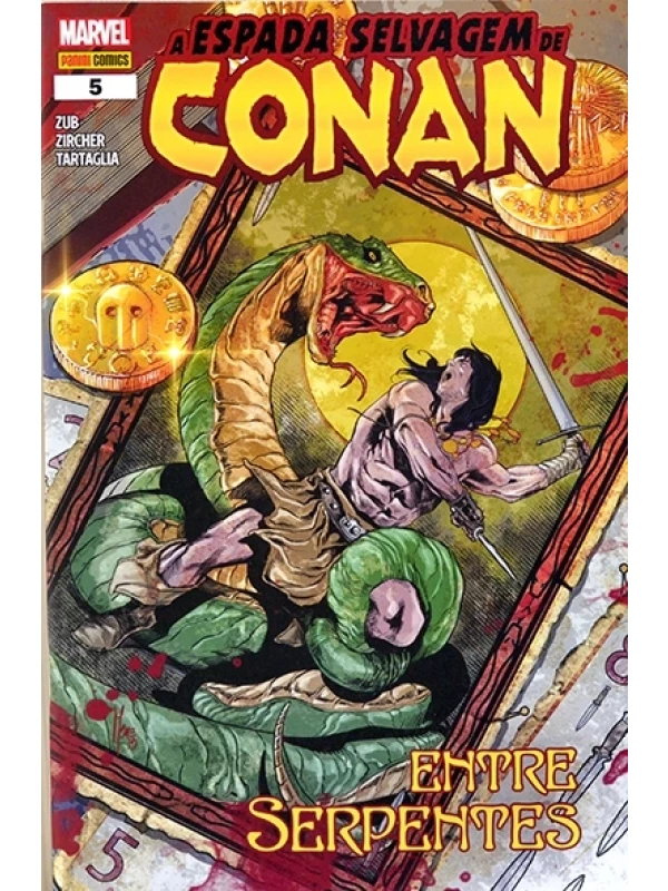 A Espada selvagem de Conan Nº 5 - Entre serpentes