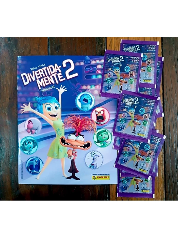 Álbum de figurinhas Divertidamente 2 + 50 cromos