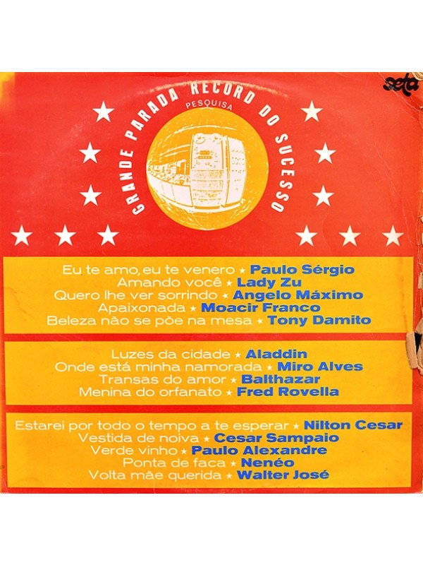 LP Grande Parada Record do sucesso