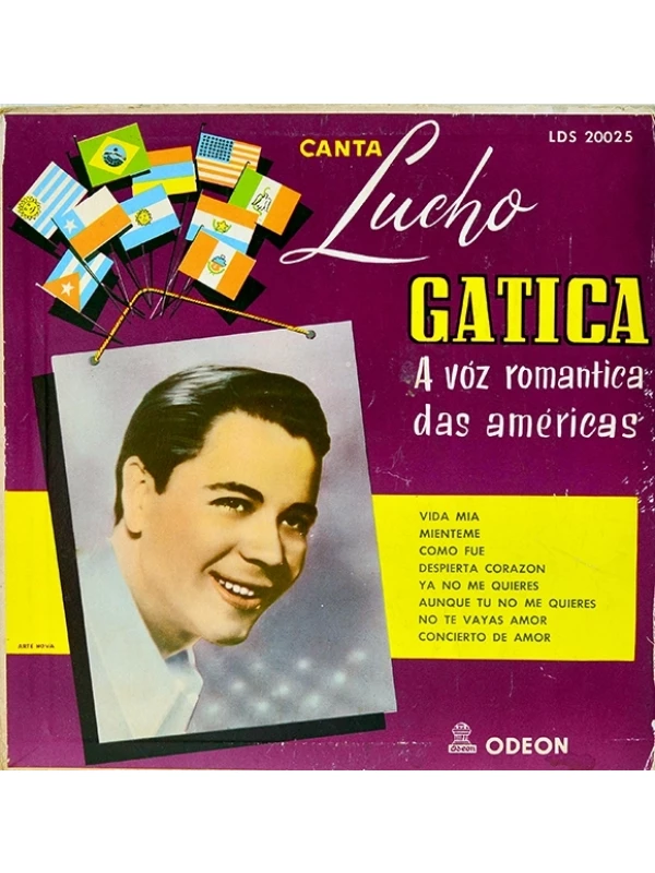 LP Canta Lucho Gatica - A Voz romântica das Américas