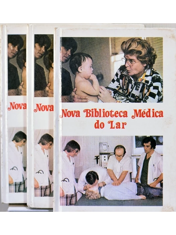 Nova Biblioteca Médica do lar - 3 volumes - M.N. Oliveira