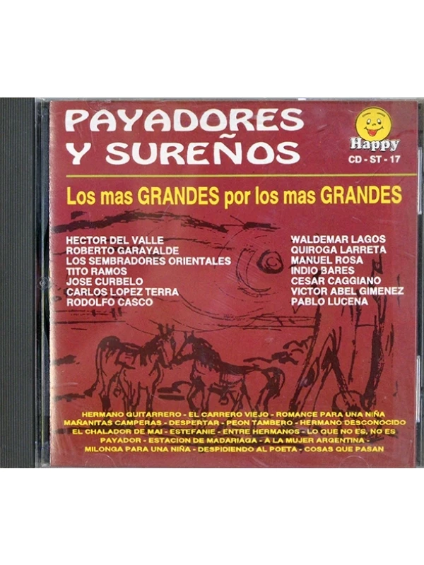 CD Payadores y sureños -Los mas grandes por los mas grandes