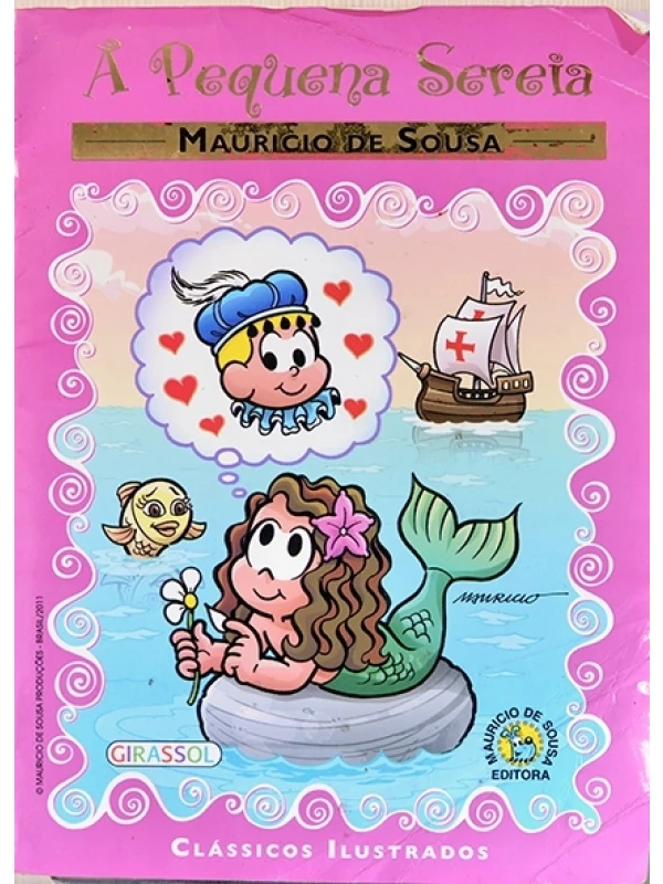 A Pequena sereia - Maurício de Sousa
