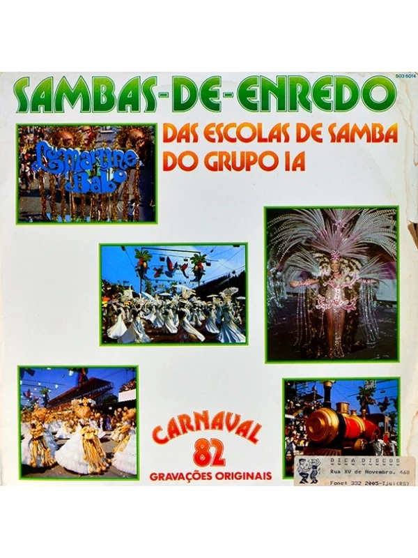 LP Sambas-de-enredo das escolas de samba do Grupo 1A - Carnaval 82