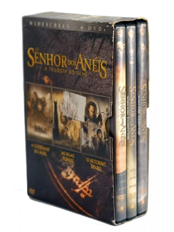 DVD Box Senhor dos anéis - A Trilogia do filme