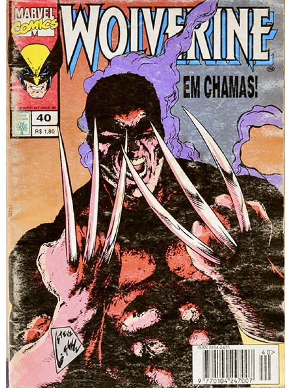 Wolverine Nº 40 - Em chamas