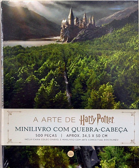 A Arte de Harry Potter - Minilivro com quebra cabeça