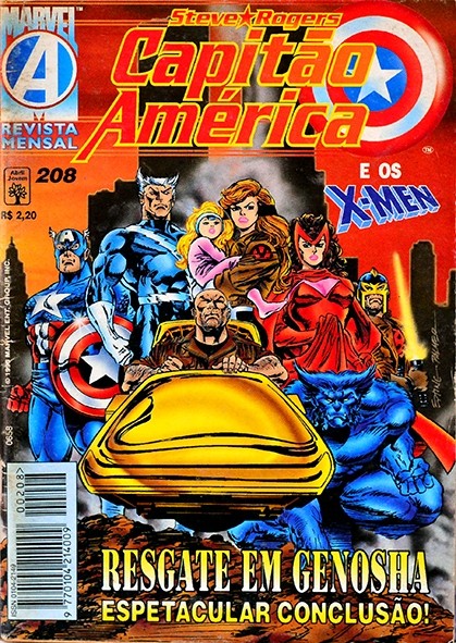 Capitão américa Nº 208 - Resgate em Genosha