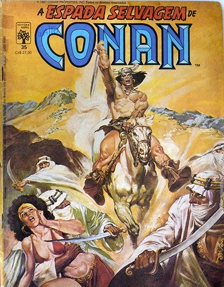 A Espada selvagem de Conan Nº 35 