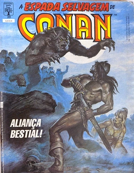 A Espada selvagem de Conan Nº 39 -Aliança bestial!