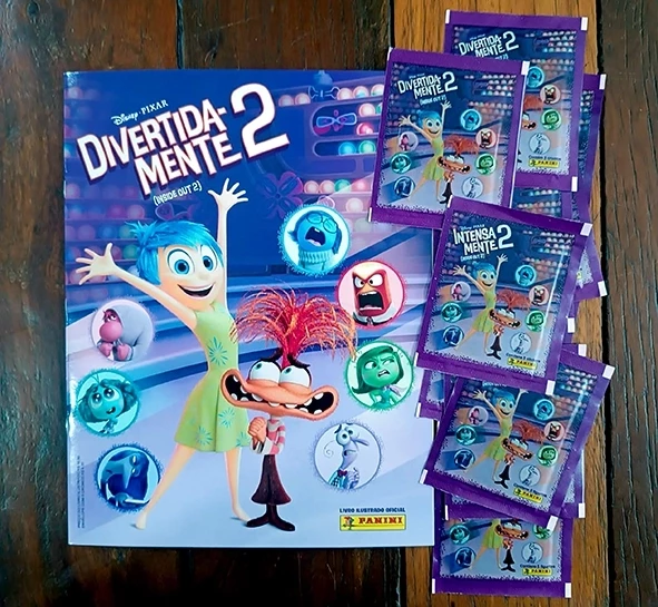 Álbum de figurinhas Divertidamente 2 + 50 cromos