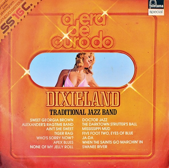LP A Era de ouro do Dixieland Tradicional Jazz Band