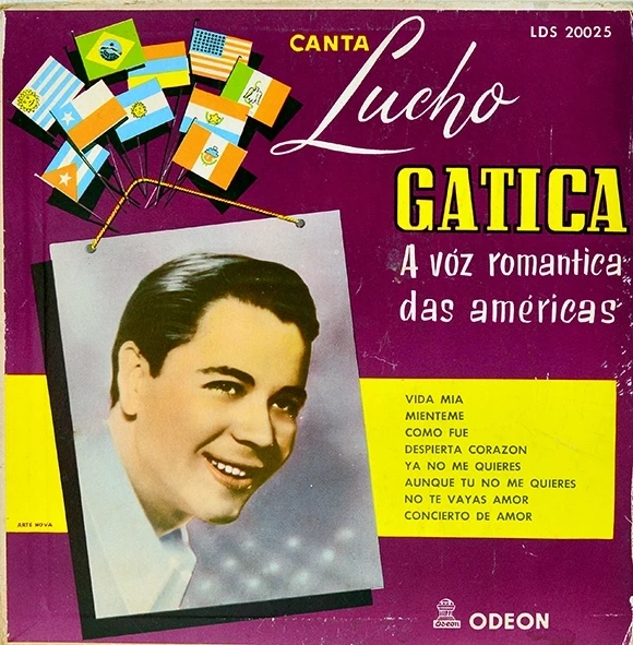 LP Canta Lucho Gatica - A Voz romântica das Américas